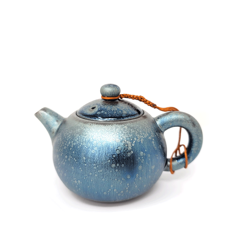 Jianzhan Tenmoku Teapot Blue Jewel (7)