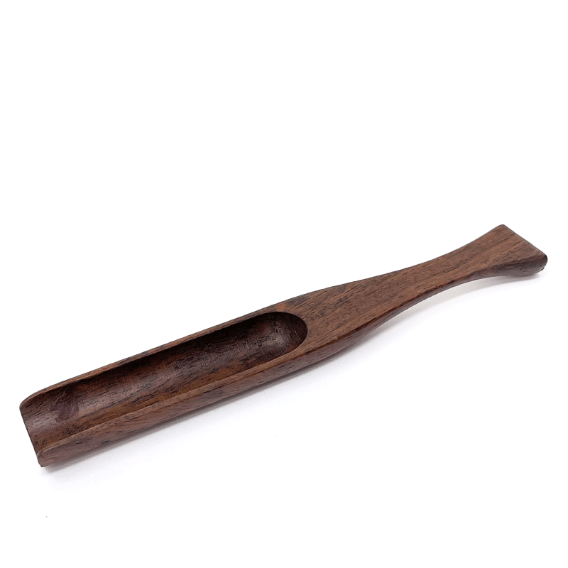 Long Handle Wooden Tea Scoop, Measure Loose Leaf Tea Spoon