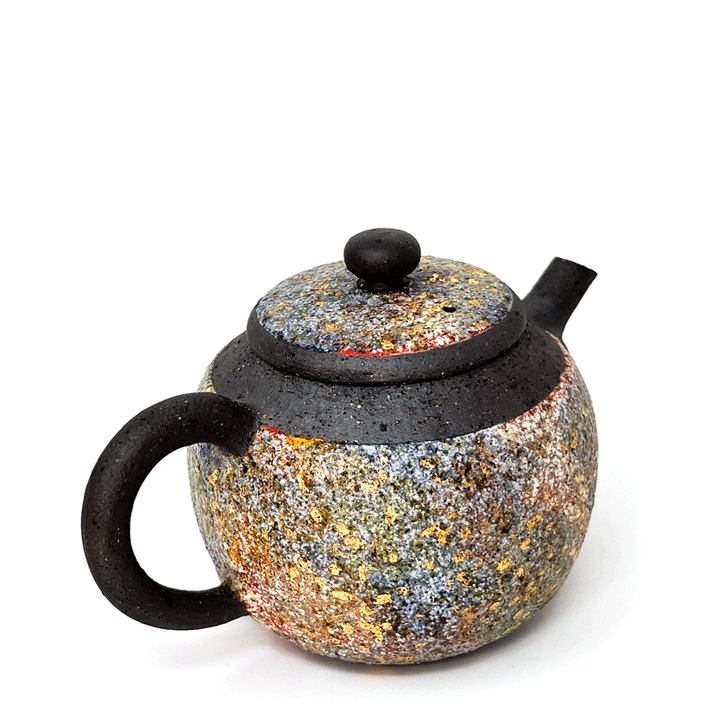 Golden Foil Wood-fired Teapot