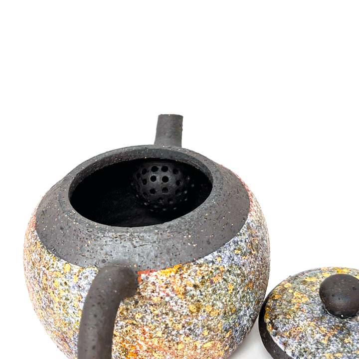 Golden Foil Wood-fired Teapot