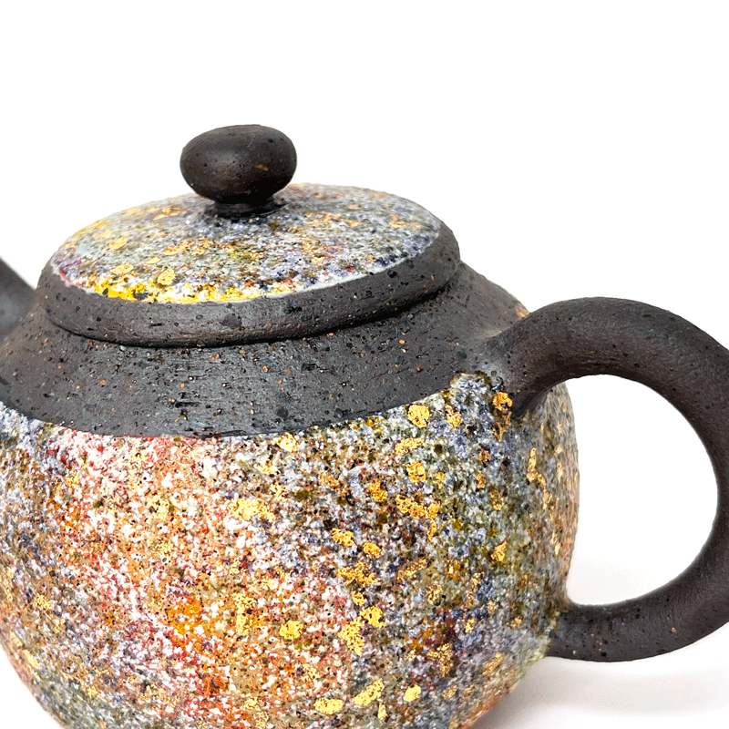 Golden Foil Wood-fired Teapot