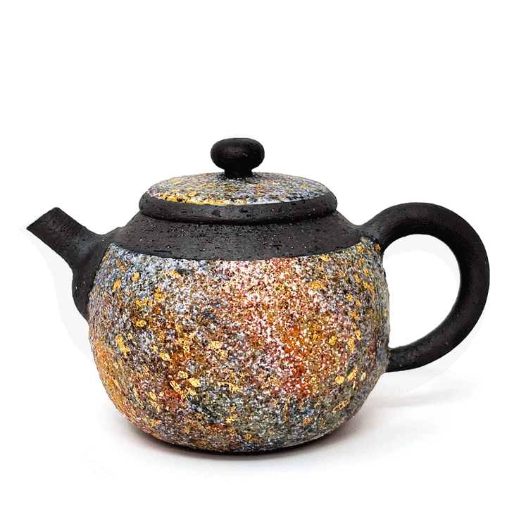 Golden Foil Wood-fired Teapot