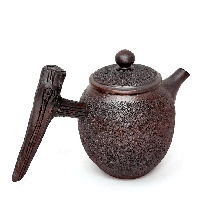 Wood-fired Smoke Teapot with Long Handle