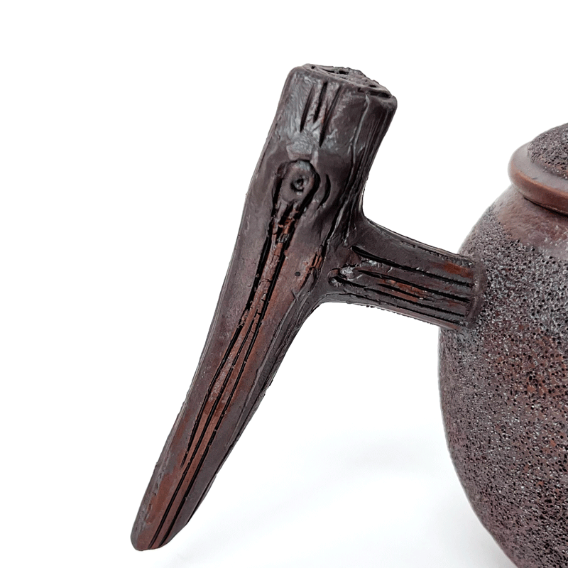 Wood-fired Smoke Teapot with Long Handle