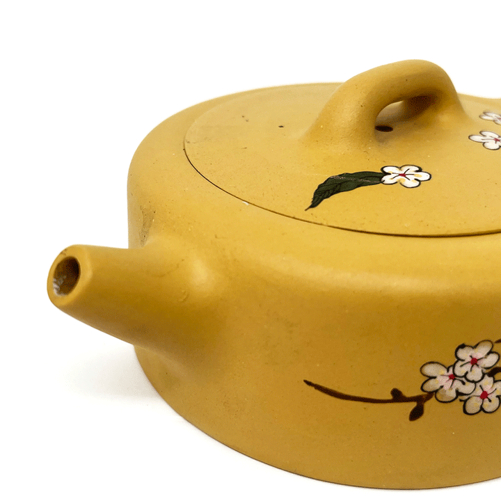 Yellow Flower Yixing Teapot Set