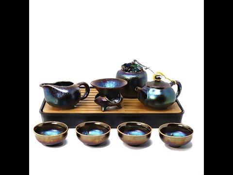 Complete Ceremonial Gongfu Travel Tea Set - Galaxy
