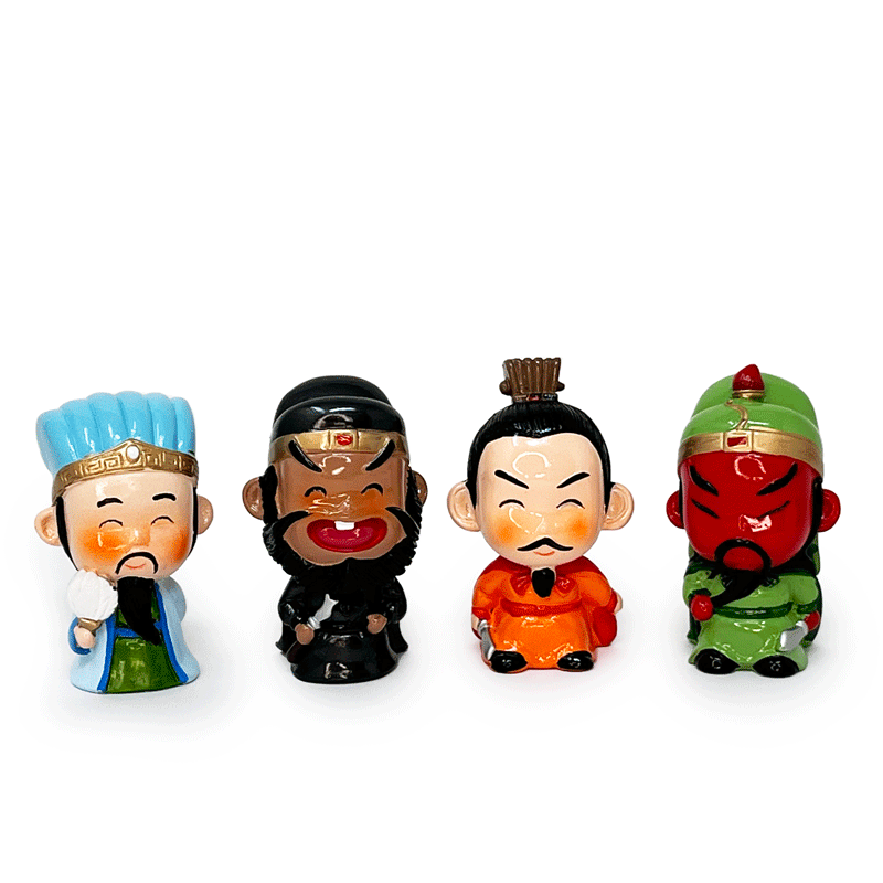 Cartoon Character of Chinese Emperor Porcelain Teapet 