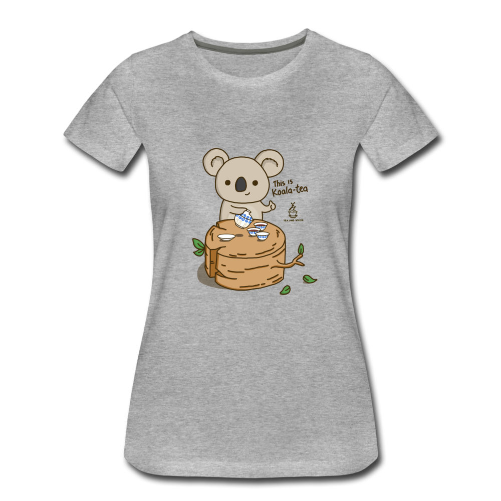 Women’s This Is Koala-tea Premium T-Shirt - heather gray