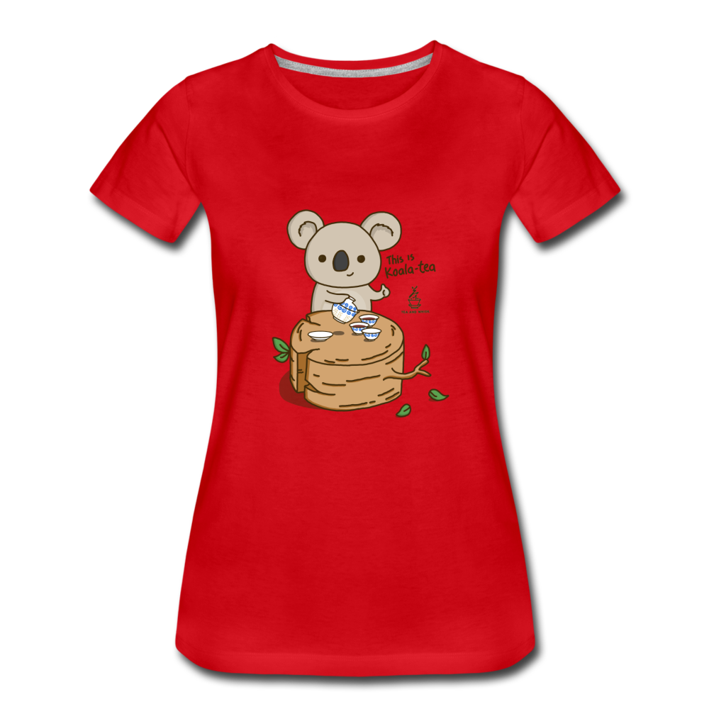 Women’s This Is Koala-tea Premium T-Shirt - red