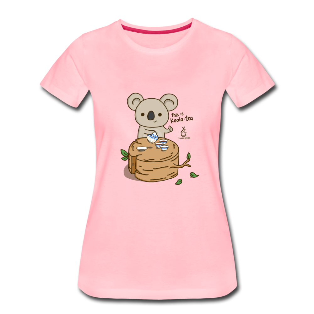Women’s This Is Koala-tea Premium T-Shirt - pink