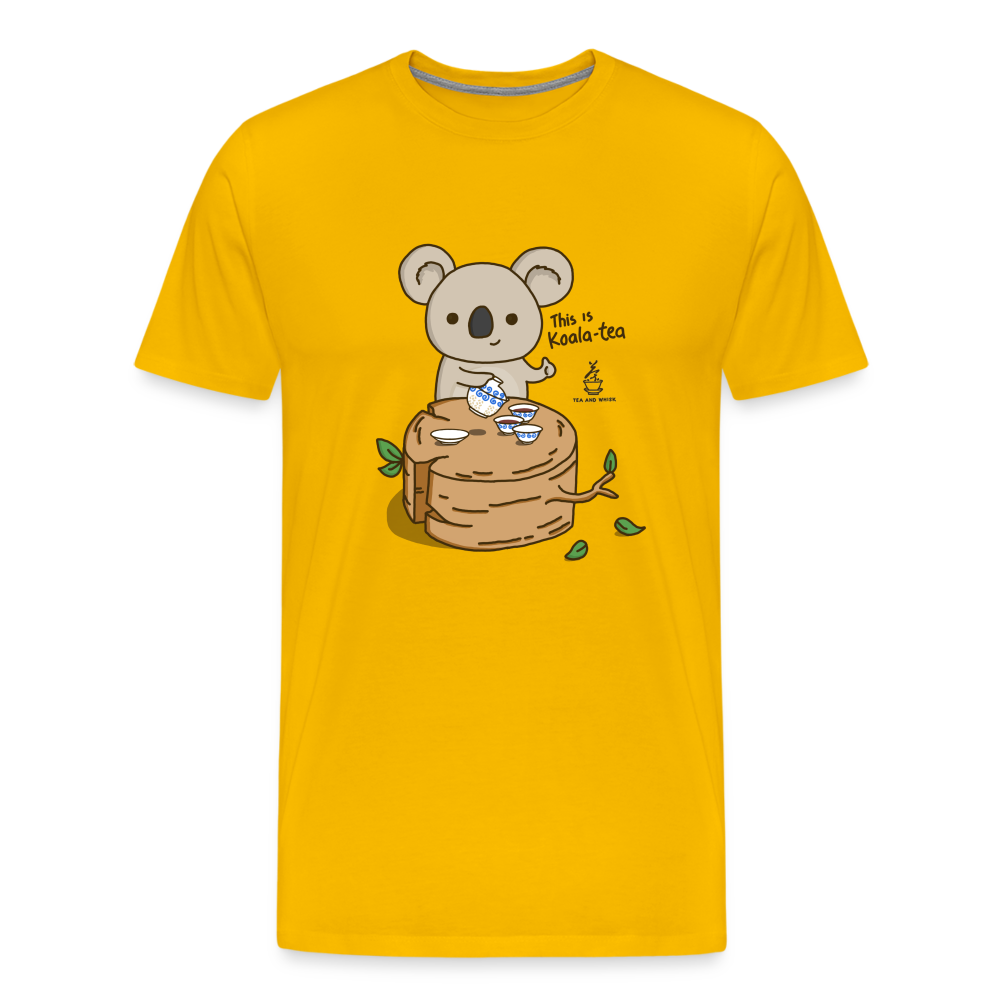 This is Koala-tea Premium T-Shirt - sun yellow