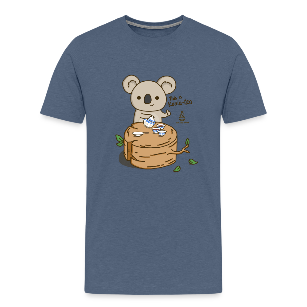 This is Koala-tea Premium T-Shirt - heather blue