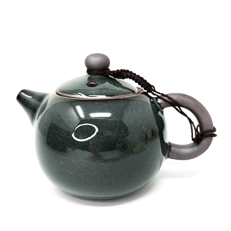 Handmade Celadon Ice Crack Teapot